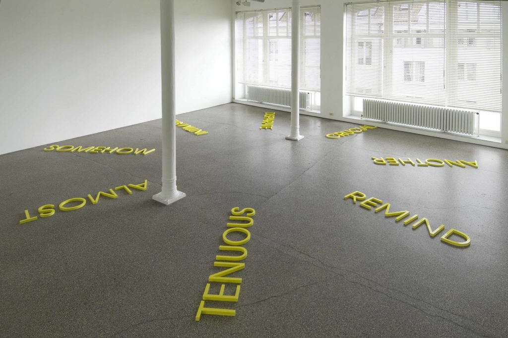 Exhibition view