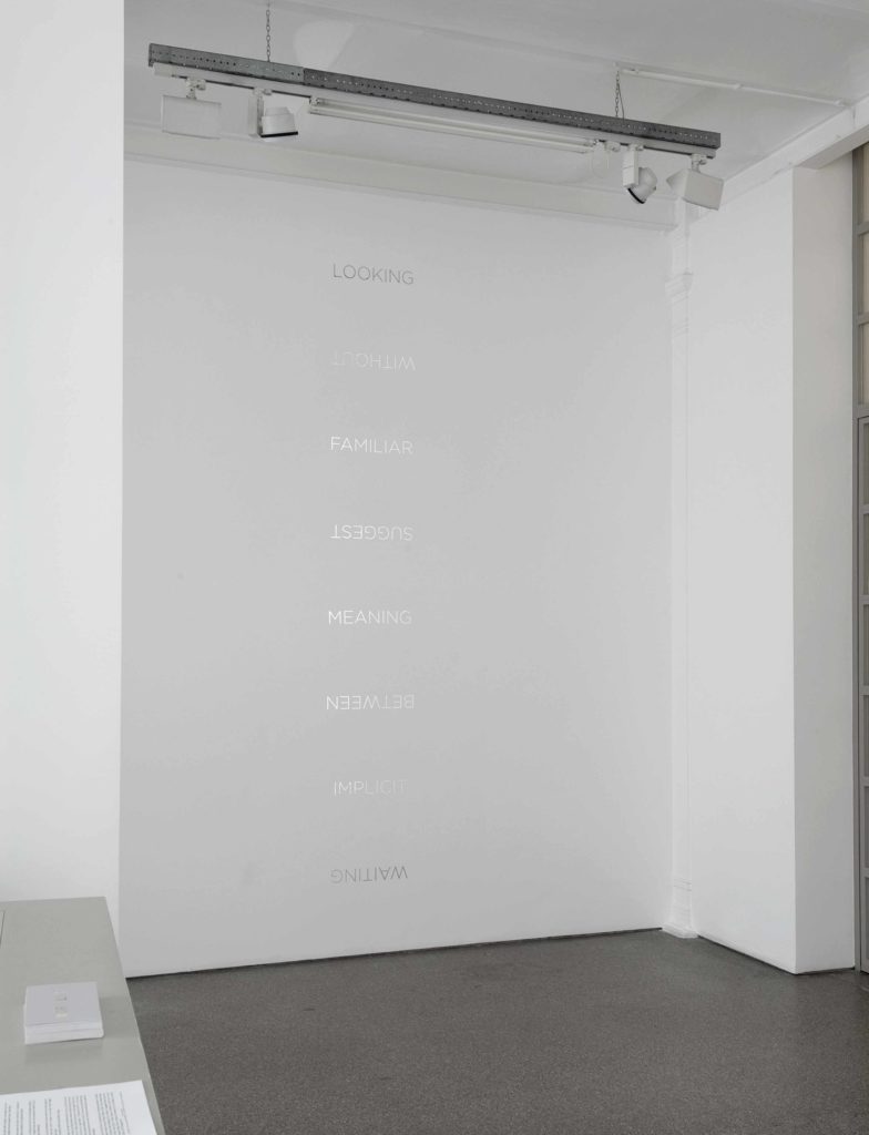 Exhibition view