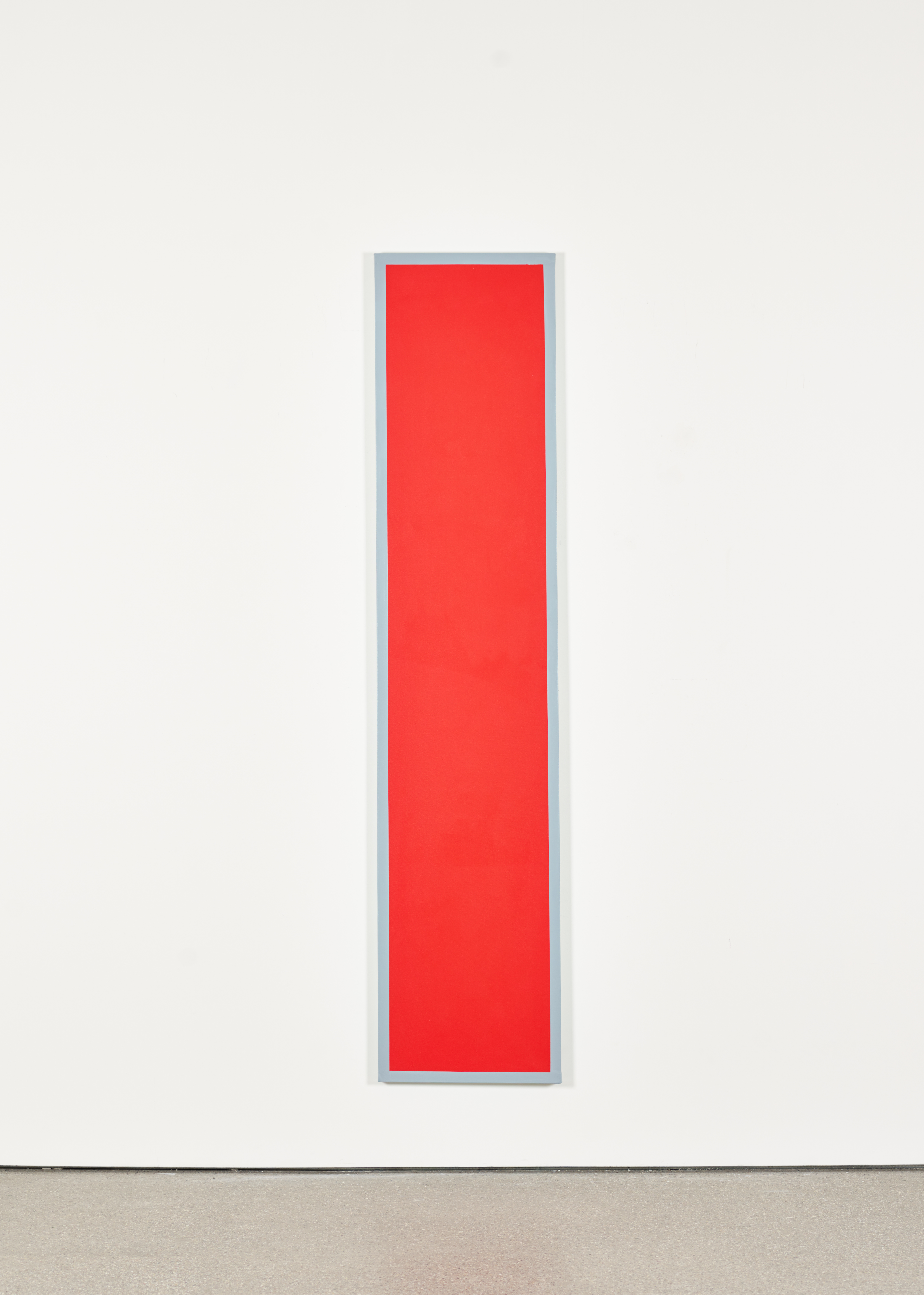 Untitled (Red Monochrome with Grey)