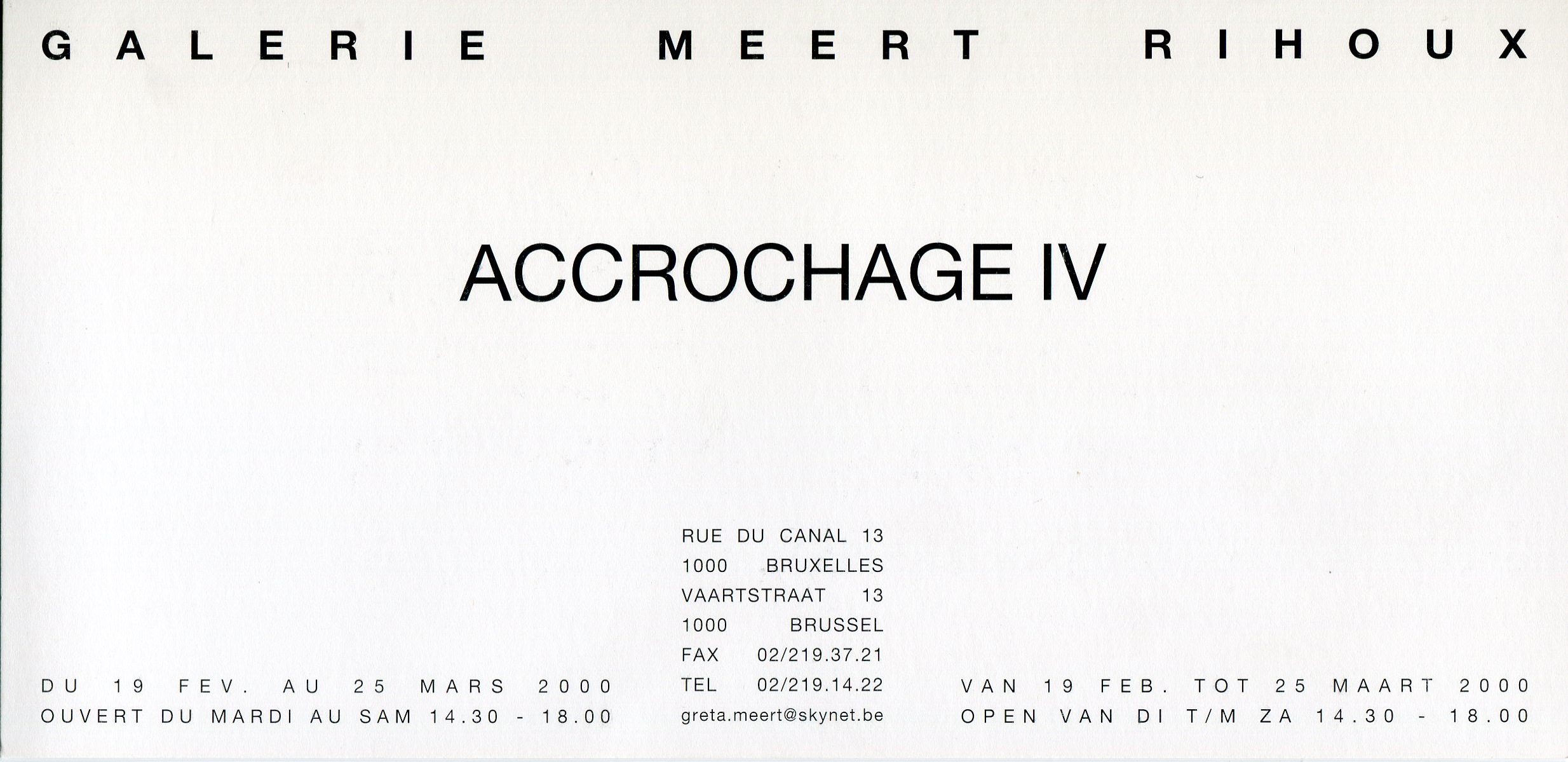 Accrochage IV