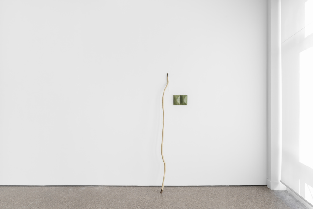 Installation view, Ne pas laver le sable jaune
