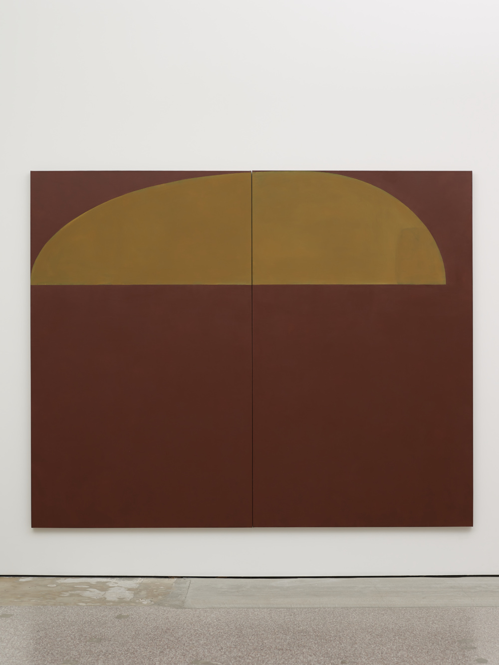 Snaefellsjoekull (dark reddish brown violet earth) nothern light