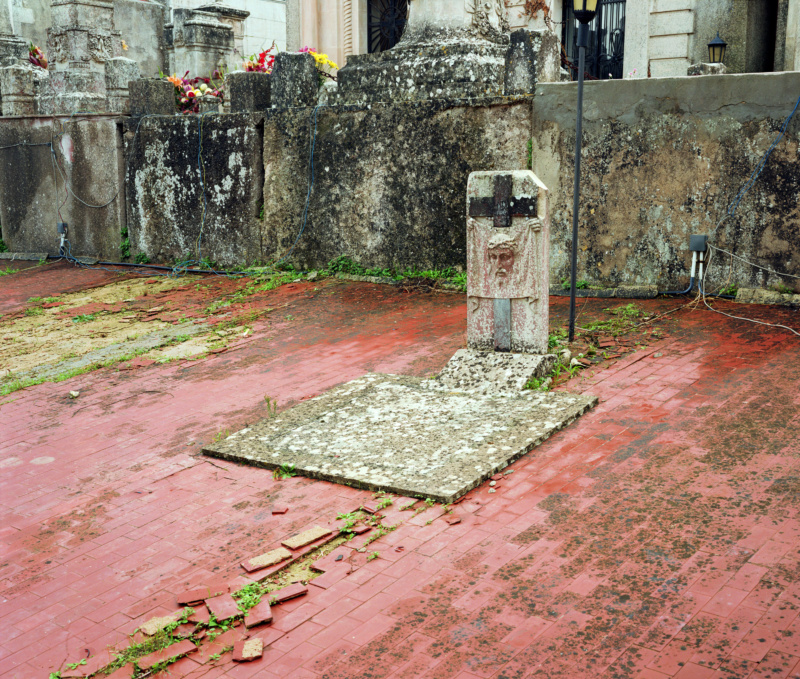 Headstone on an ossuary